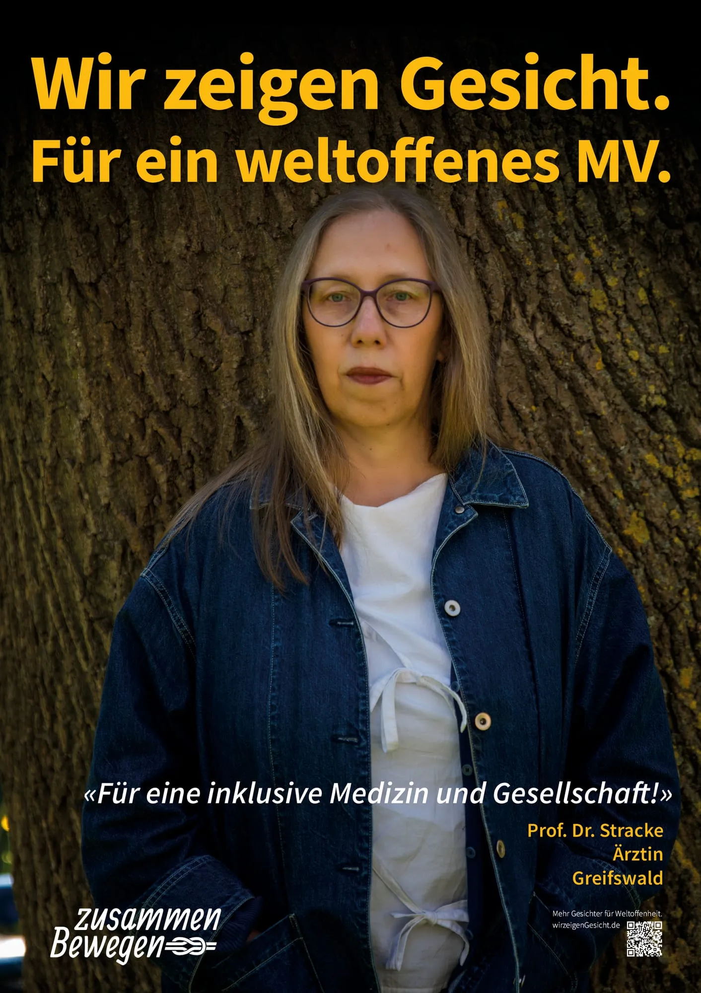 Plakat: «Für eine inklusive Medizin und Gesellschaft!» — Greifswald
